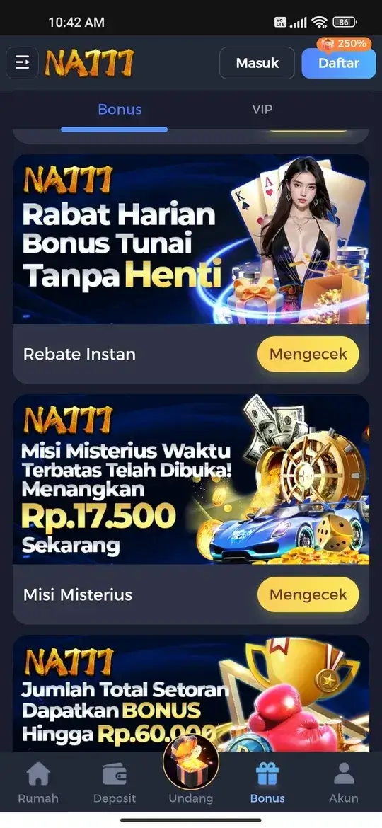 NA777 Halaman Bonus