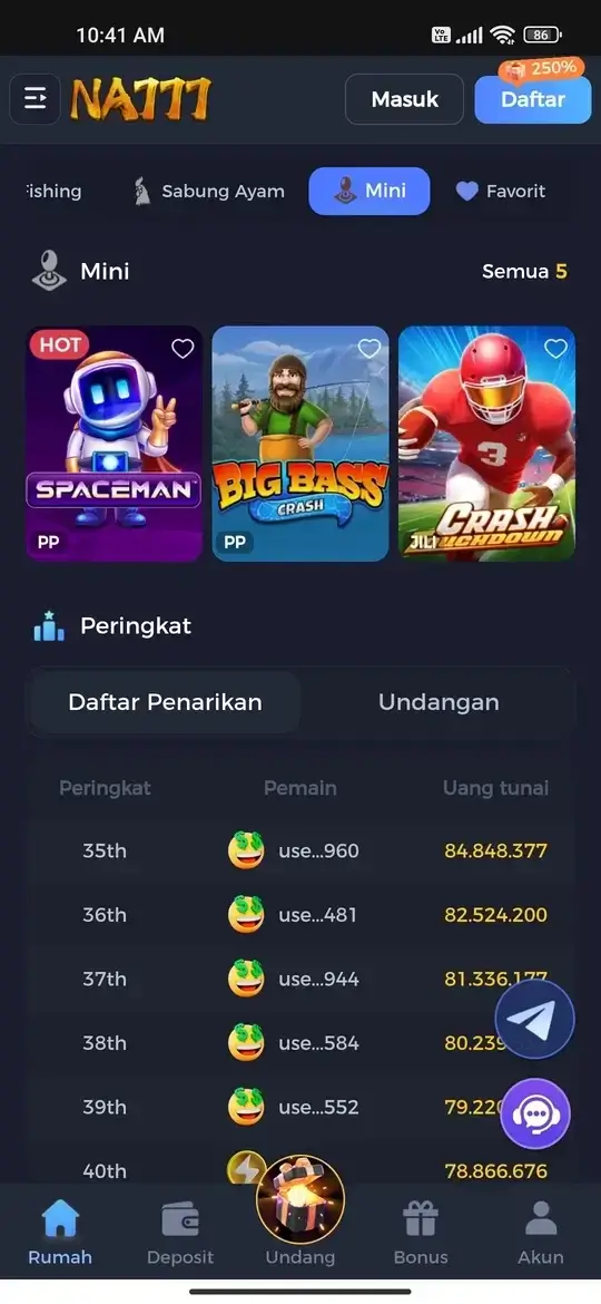 NA777 Permainan Mini Games
